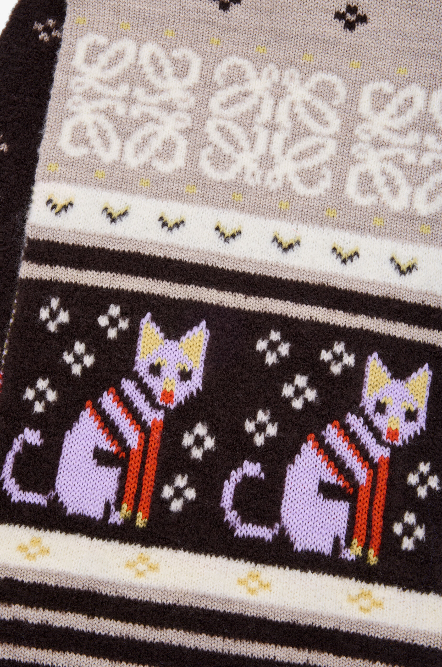 スカーフ（ウールブレンド） マルチカラー - LOEWE