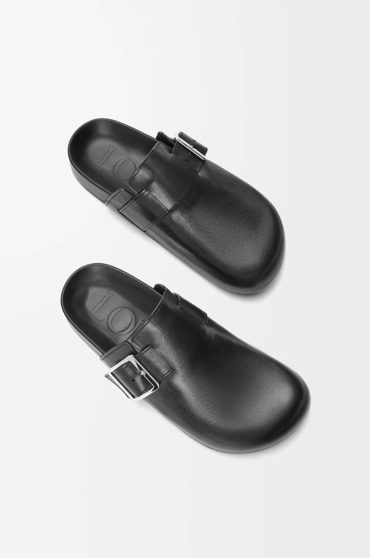 LOEWE イーズ バックル ミュール（ベジタブルタンニンカーフ） ブラック