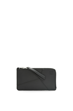 LOEWE Puzzle Edge long coin cardholder in classic calfskin Black