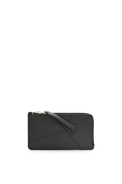 LOEWE Puzzle long coin cardholder in classic calfskin 黑色