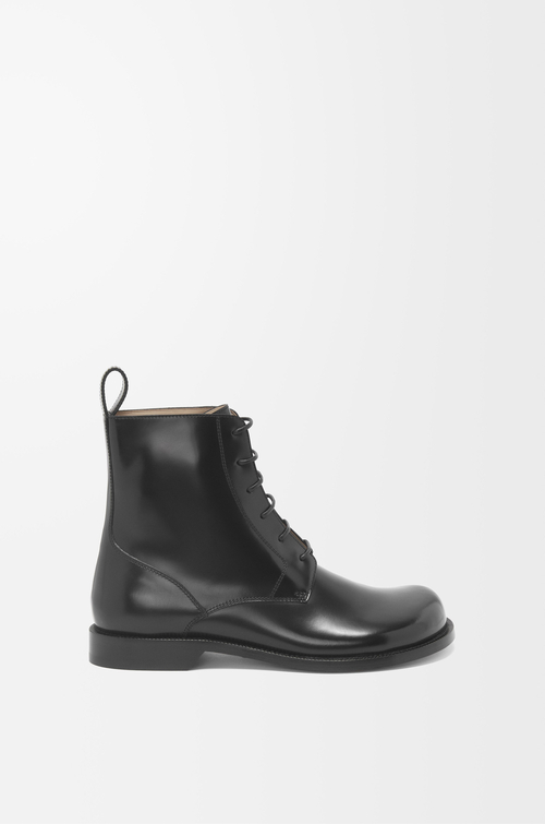 LOEWE Campo ankle boot in brushed calfskin Black plp_rd