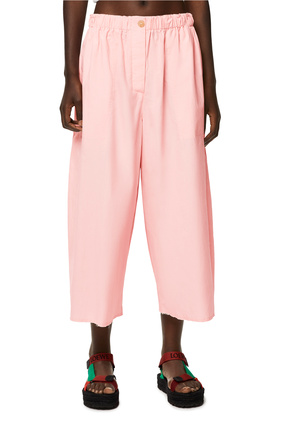 LOEWE Cropped trousers in cotton Dahlia plp_rd