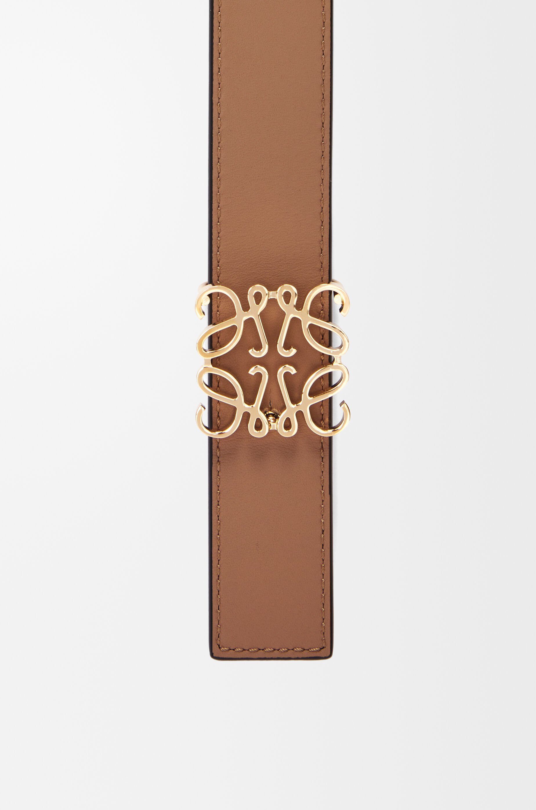 リバーシブル アナグラム ベルト（スムースカーフ） レッド - LOEWE