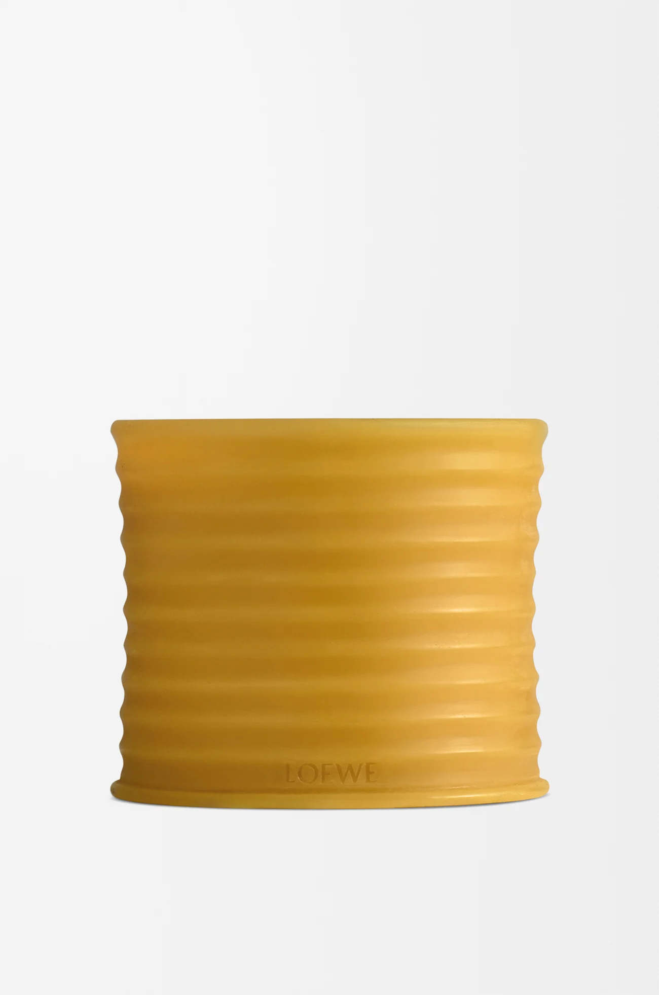 LOEWE Medium Honey beeswax candle Yellow