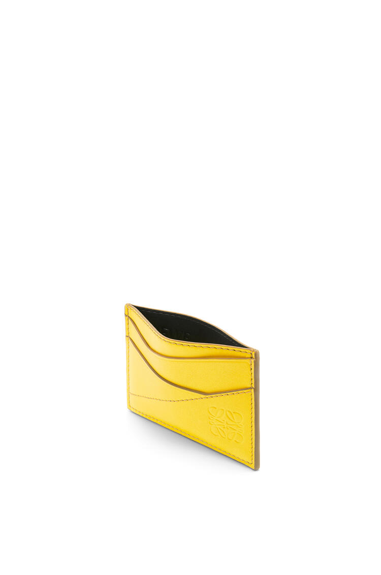 LOEWE Puzzle stitches plain cardholder in smooth calfskin Lemon pdp_rd