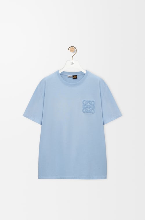 LOEWE Relaxed fit T-shirt in cotton Sky Blue