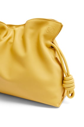 LOEWE Flamenco clutch in nappa calfskin Pale Yellow Glaze