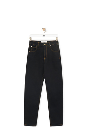 LOEWE Anagram pocket tapered jeans in denim Black plp_rd