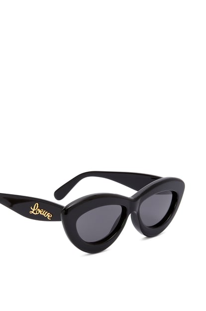 LOEWE Cateye sunglasses in acetate 黑色 plp_rd