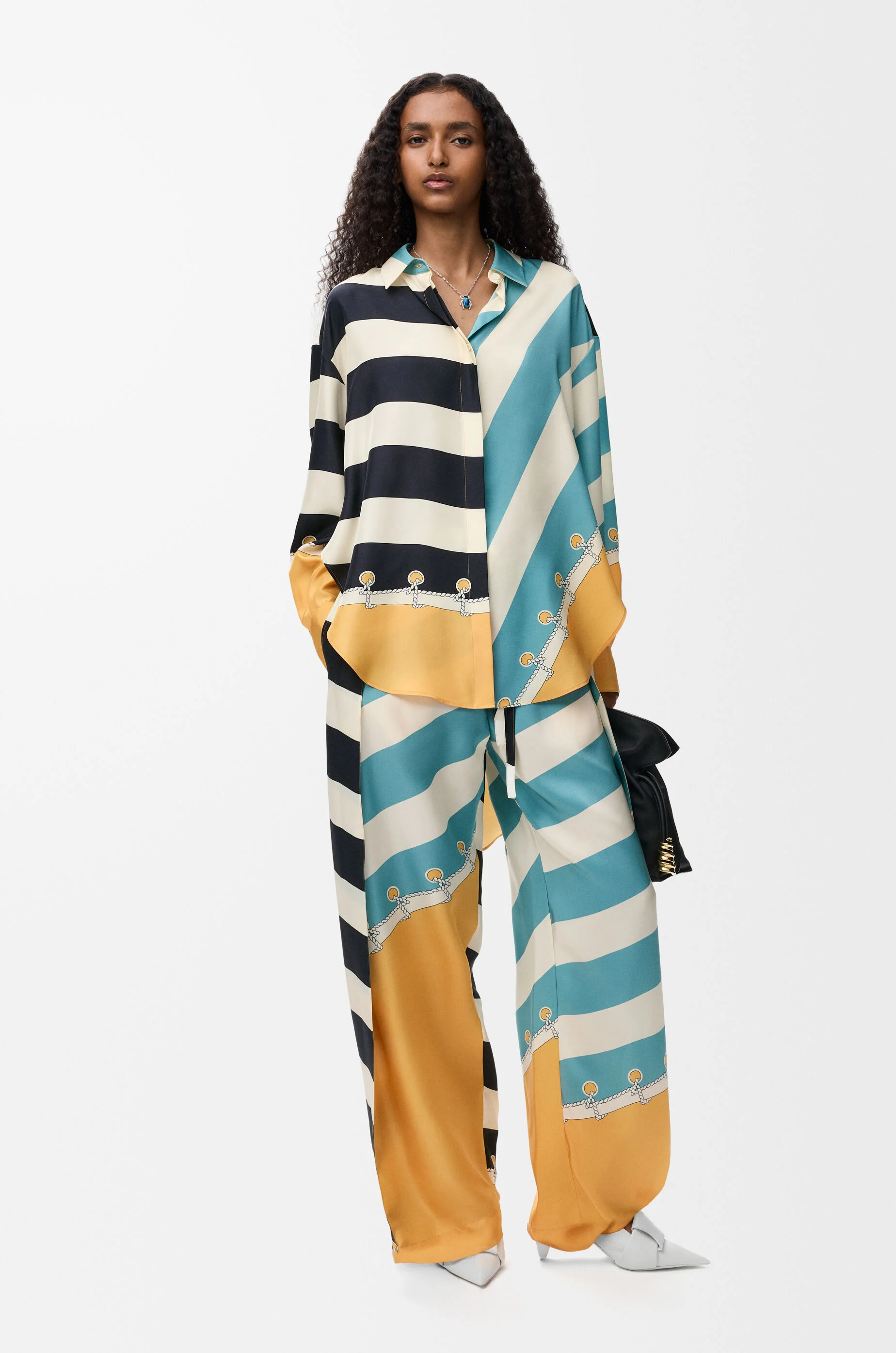 トラウザーズ（シルク） オレンジ - LOEWE Japan official website