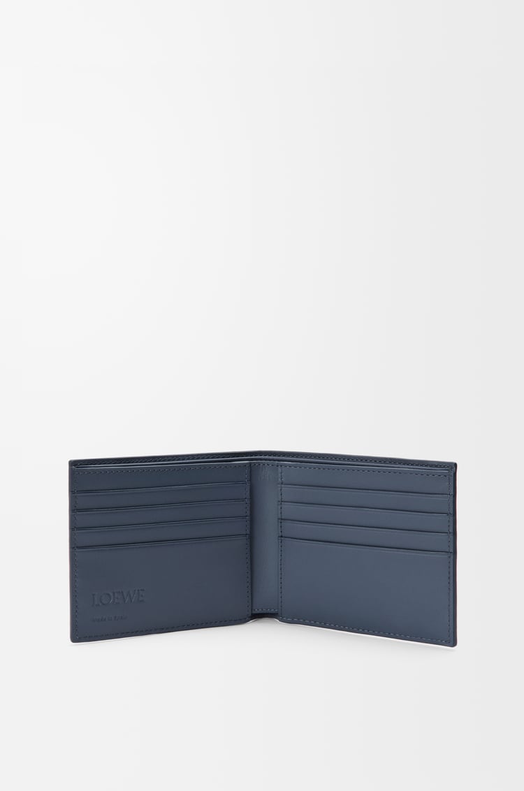 LOEWE Cartera Puzzle con dos pliegues en piel de ternera Tinte Índigo