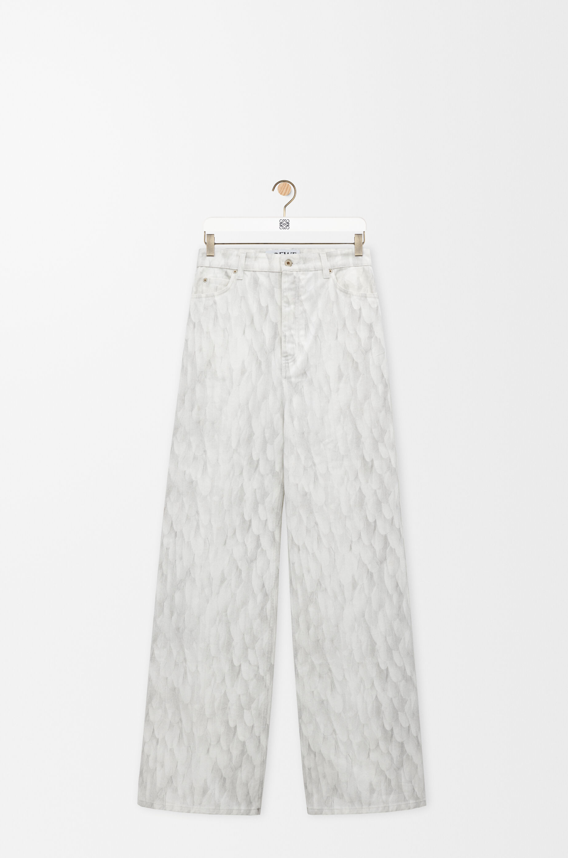 Jeans in denim White - LOEWE