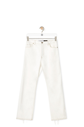LOEWE Boot cut trousers in denim White plp_rd