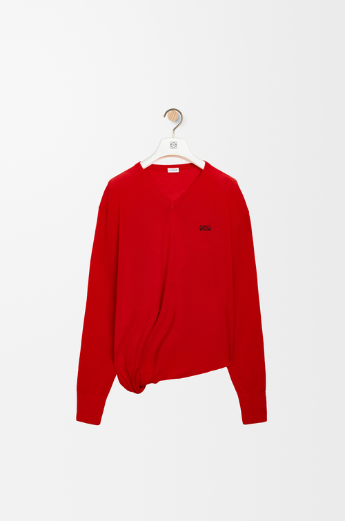 LOEWE Jersey en lana Rojo