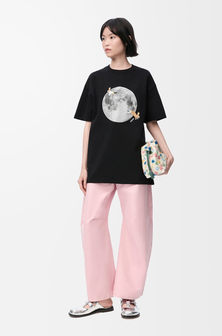 LOEWE Relaxed fit T-shirt in cotton Black