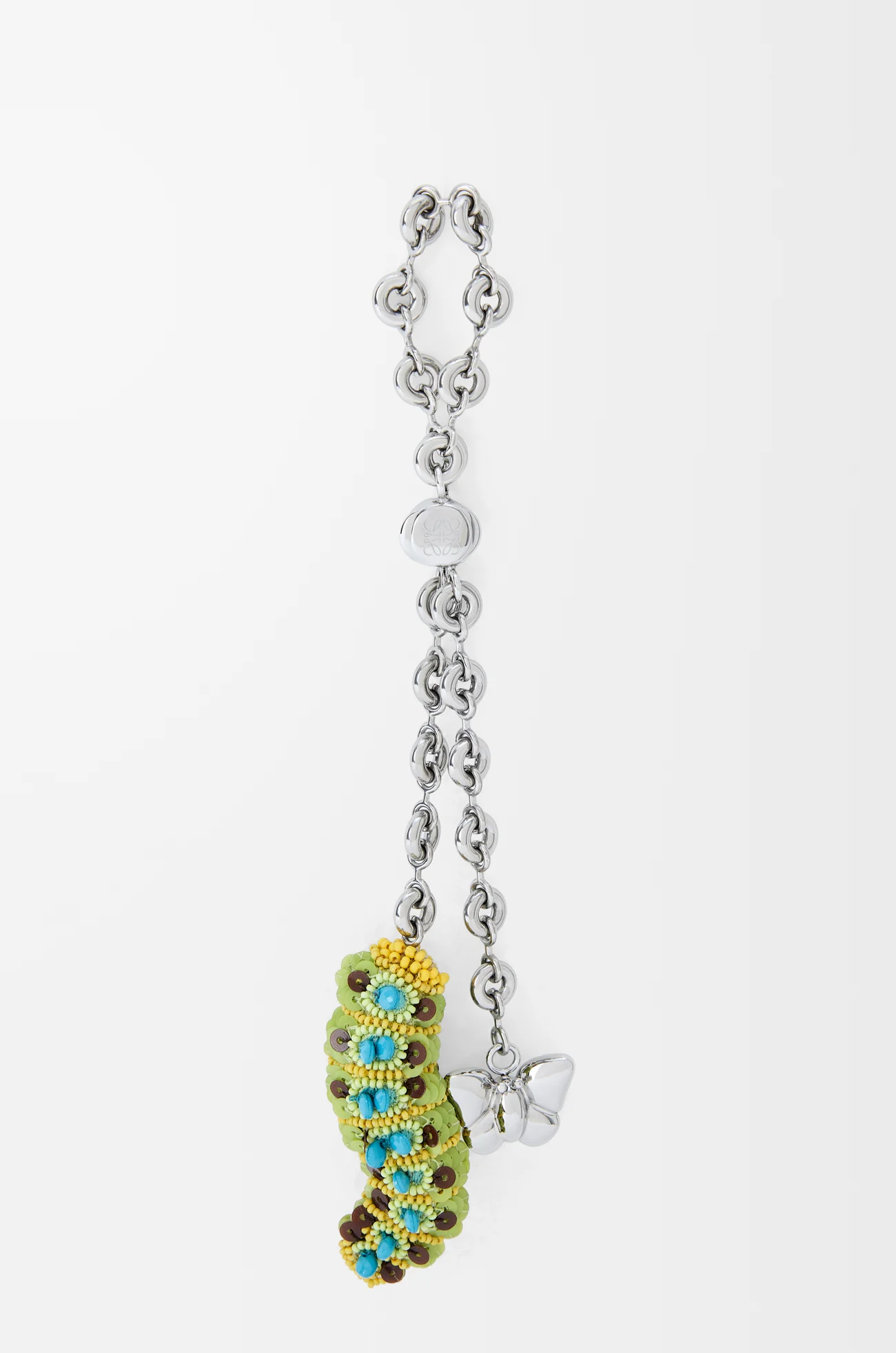 LOEWE Charm de cadena de oruga Multicolor