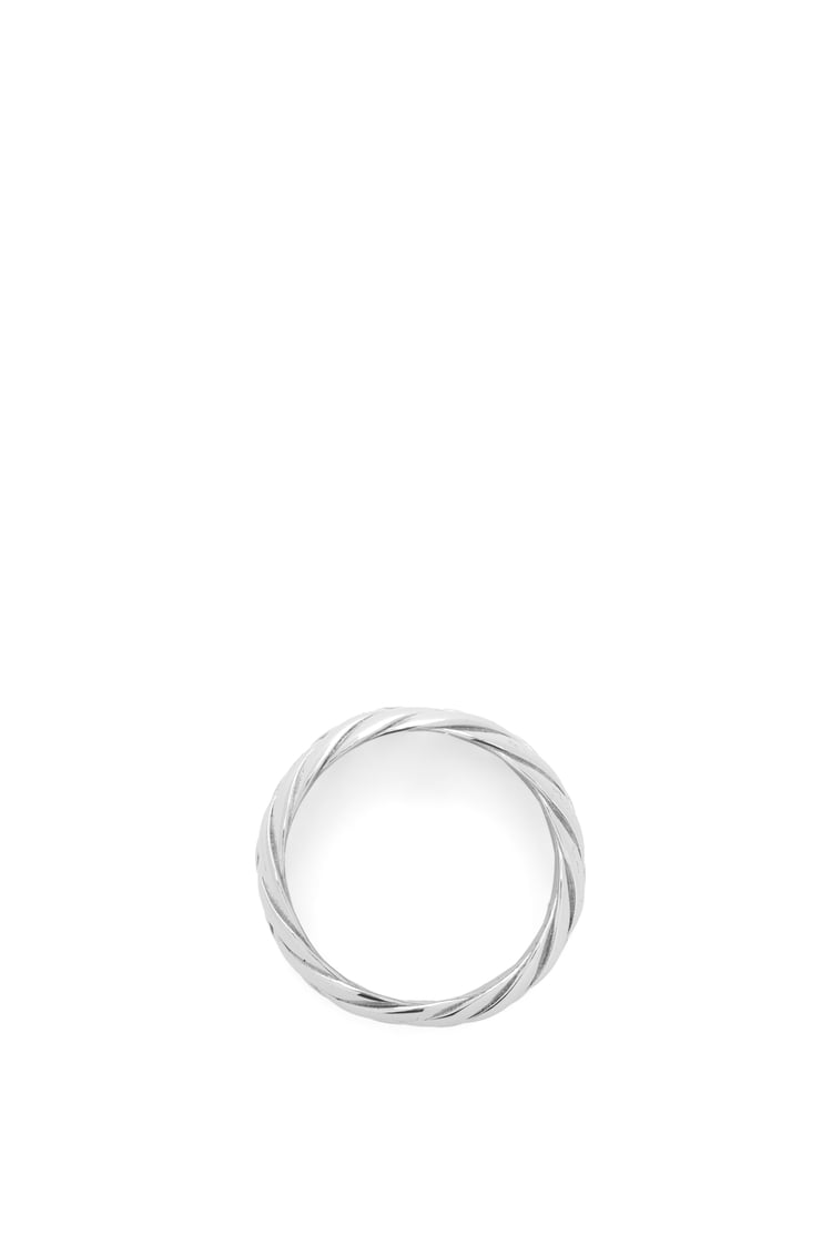 LOEWE Braided ring in sterling silver 銀色