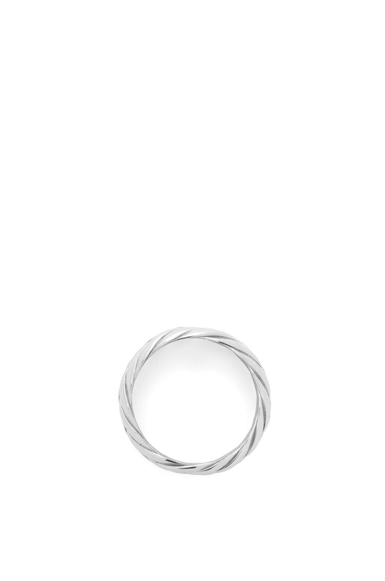 LOEWE Braided ring in sterling silver Silver