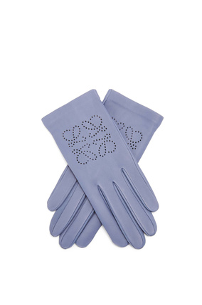 LOEWE Anagram gloves in lambskin Atlantic Blue plp_rd