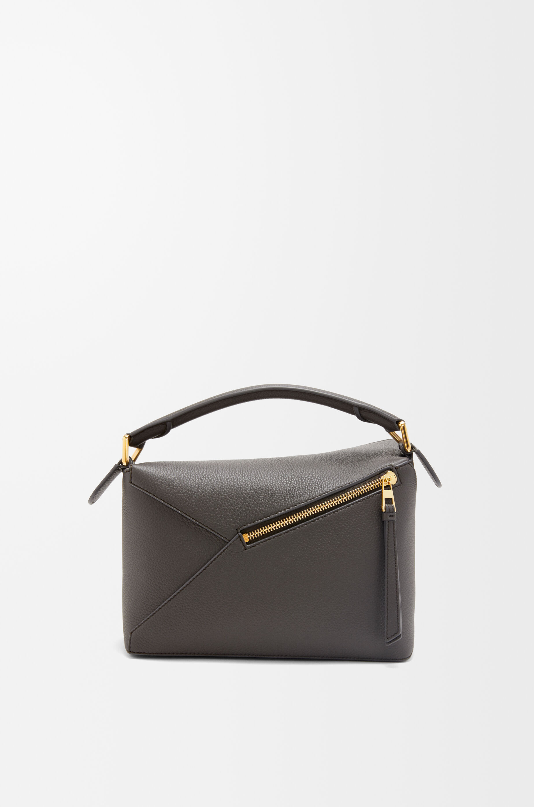 LOEWE 小型柔軟粒面小牛皮 Puzzle 包款 深灰色