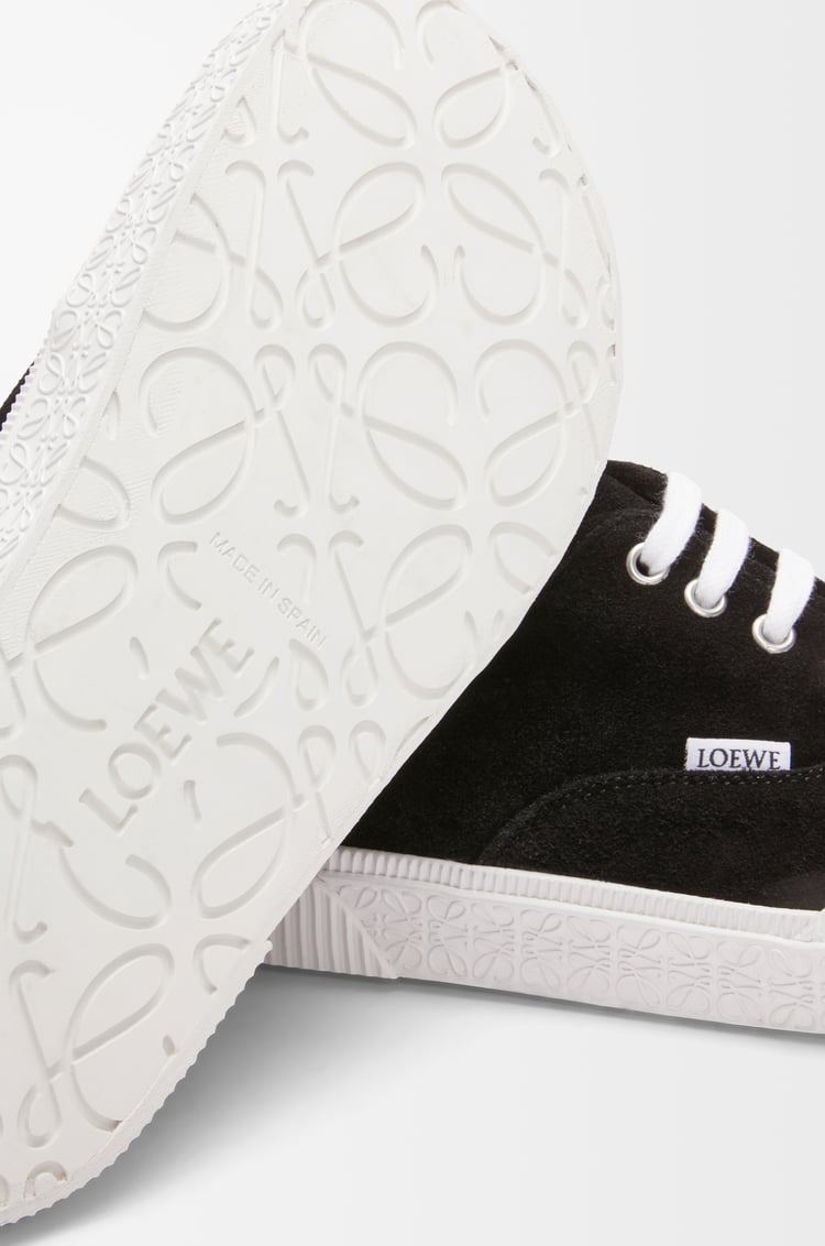 LOEWE Terra Vulca lace-up sneaker in suede Black