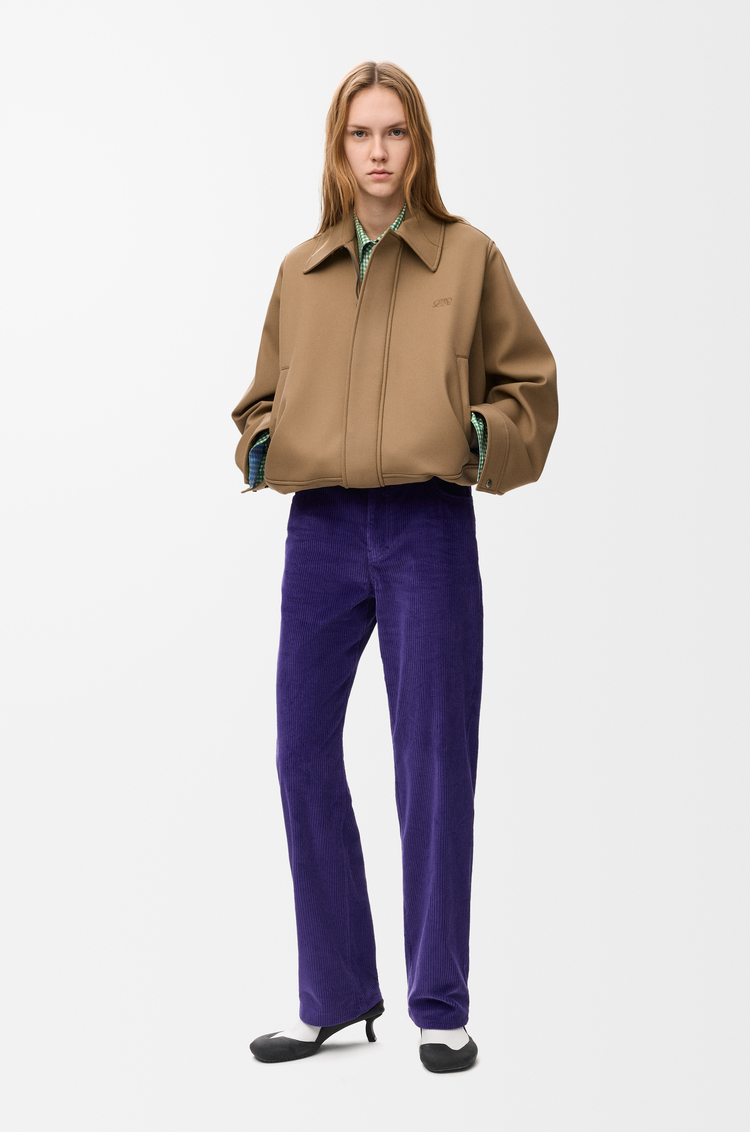 LOEWE Chaqueta en algodón Beige
