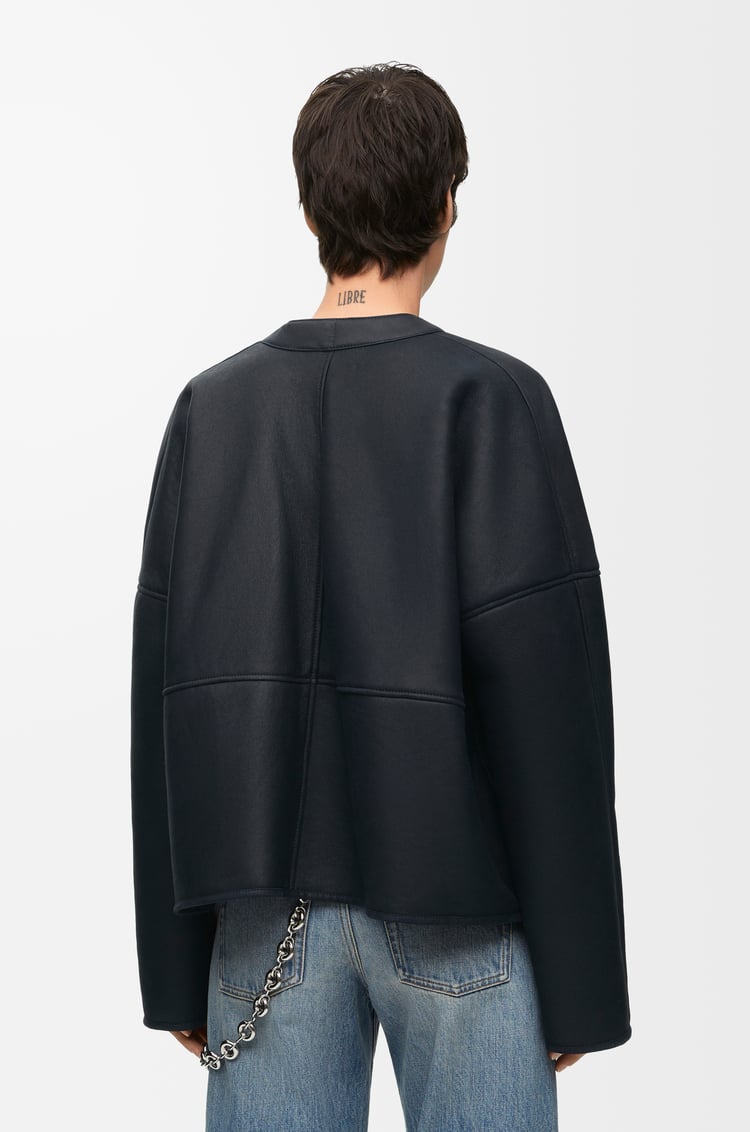 LOEWE Cárdigan en lana de oveja Azul Marino