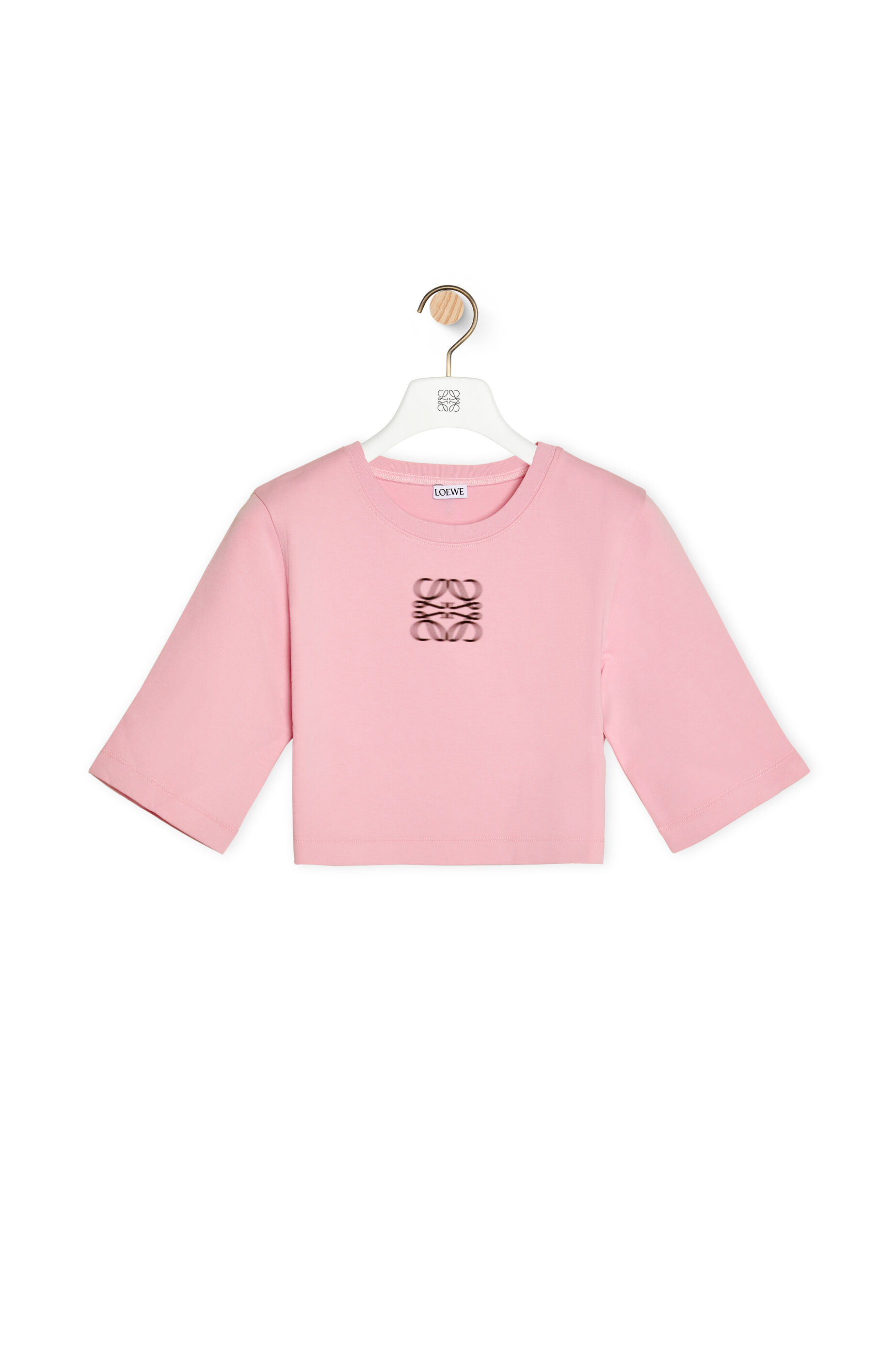 クロップド Tシャツ（コットン） ピンク - LOEWE