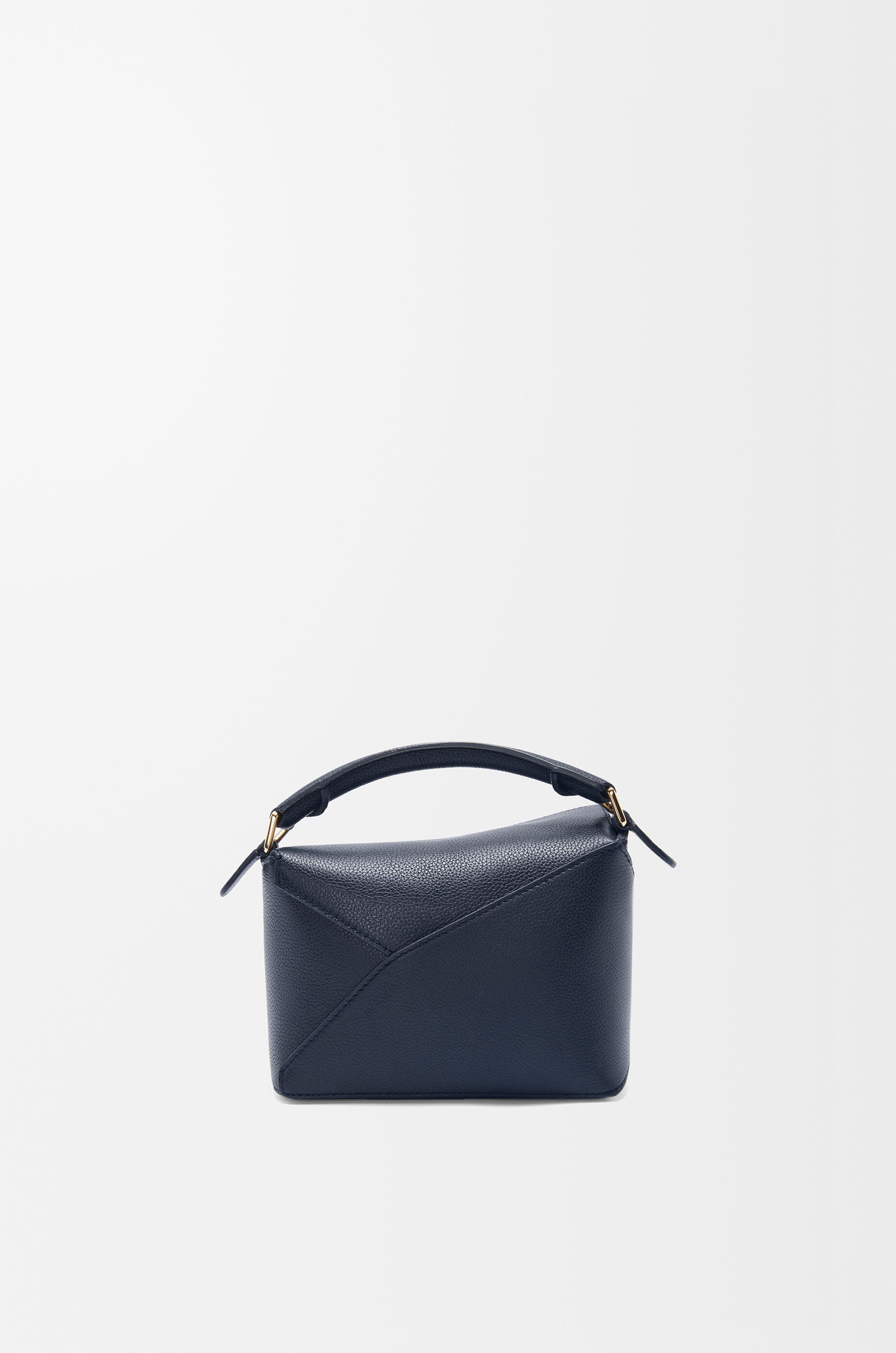 パズルバッグ ミニ（スムースカーフ） グレー - LOEWE