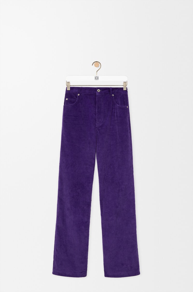 Trousers in cotton corduroy by LOEWE