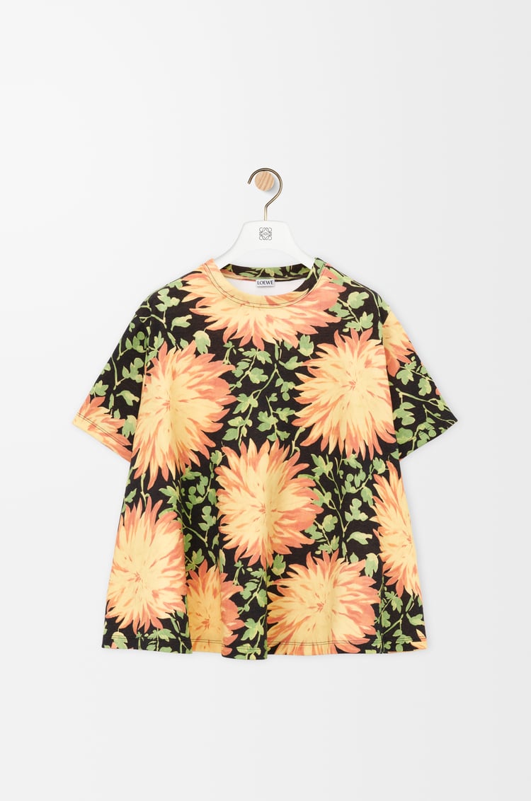 LOEWE Trapeze top in cotton blend Multicolor