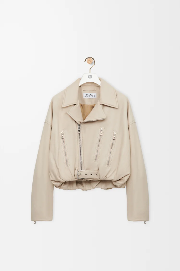 LOEWE バイカー ジャケット（ナパラム） エクリュ