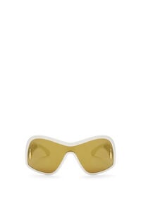 LOEWE Gafas de sol Square Mask en acetato y nailon  Blanco