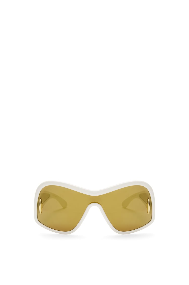 LOEWE Gafas de sol Square Mask en acetato y nailon  Blanco