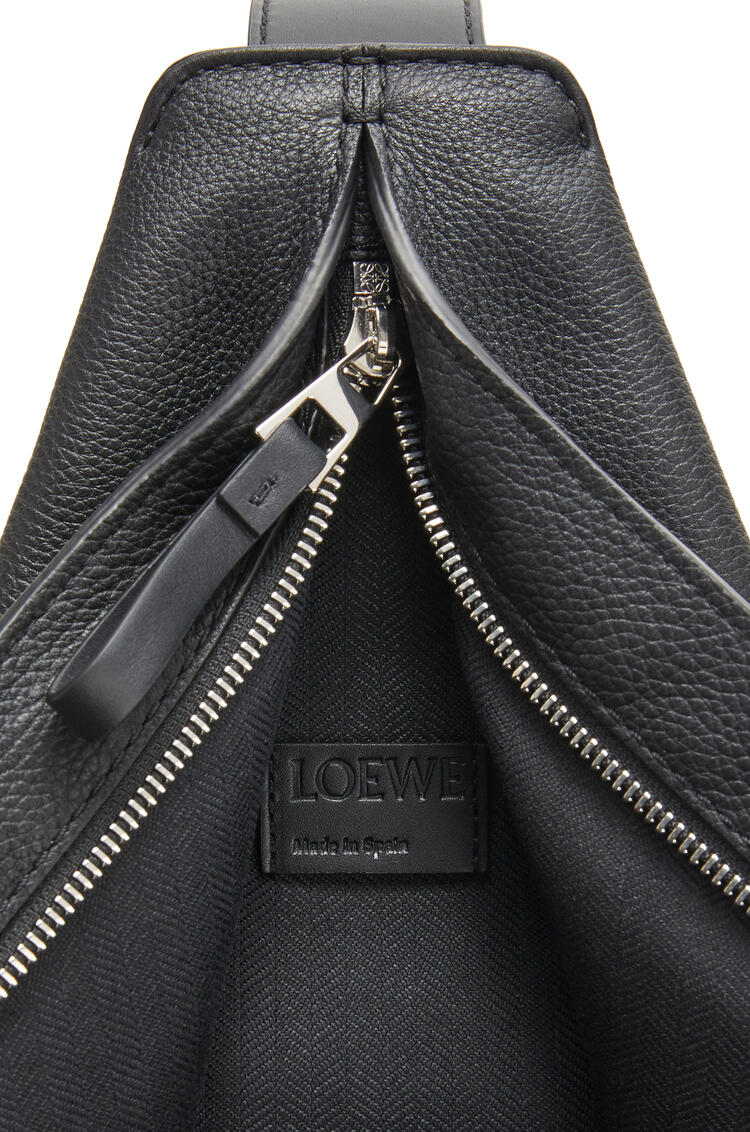 LOEWE Small Anton backpack in soft grained calfskin Black pdp_rd