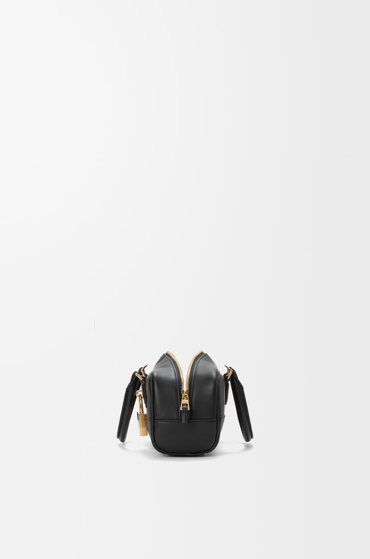 LOEWE 纳帕牛皮革 Amazona Cropped 23 手袋 Black/Burgundy