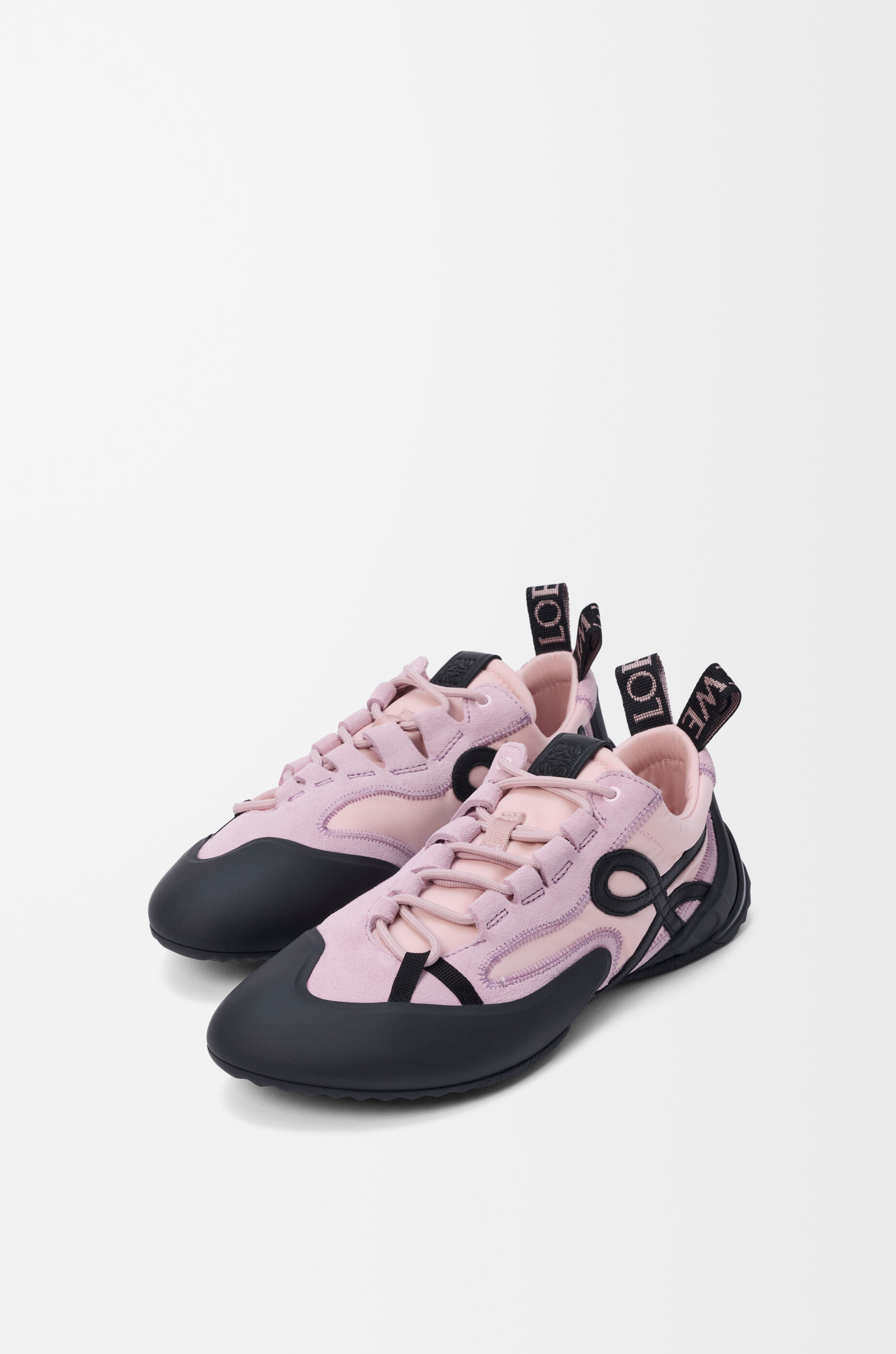 Grip sneaker in nylon, suede and TPU Pink - LOEWE USA Official Website