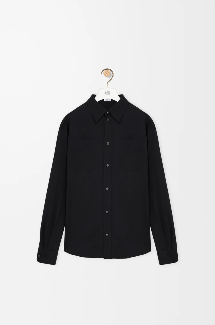 LOEWE Camicia in lana Nero