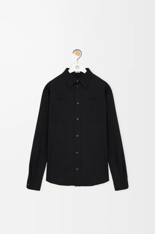 LOEWE Camicia in lana Nero