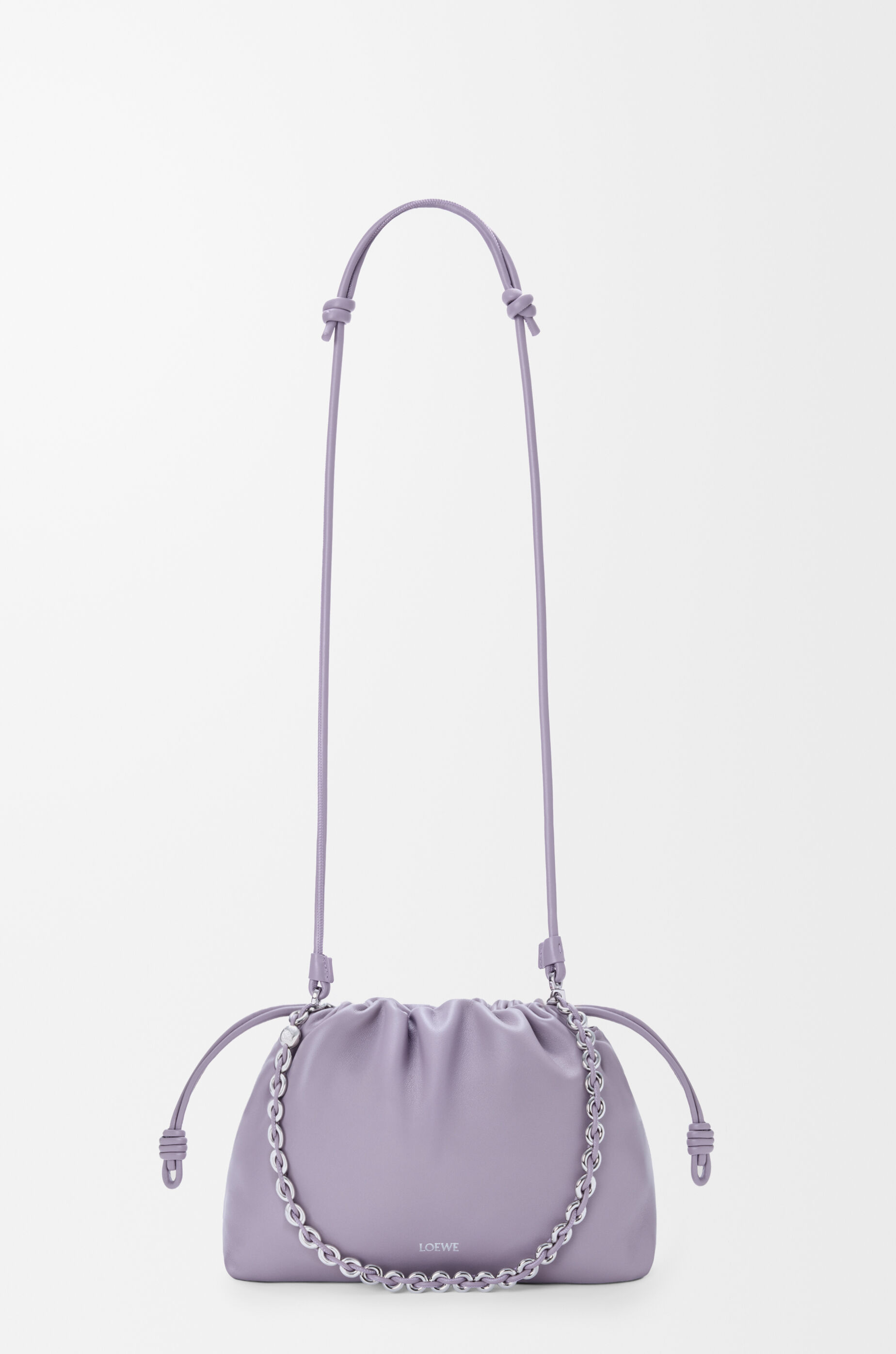 Medium Flamenco purse in mellow nappa lambskin Purple - LOEWE USA