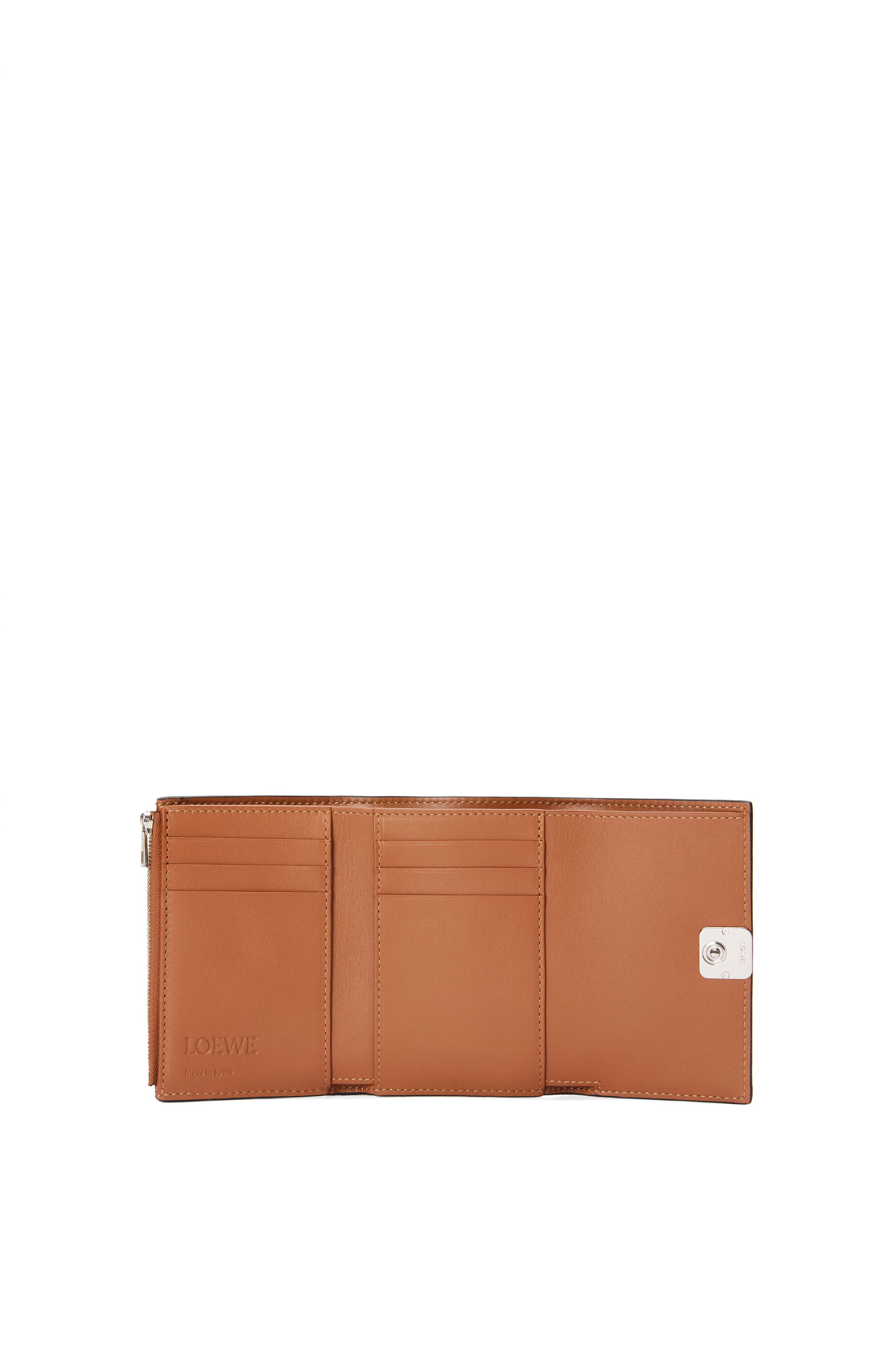 アナグラム バーティカル ウォレット スモール（ペブルグレインカーフ） タン - LOEWE