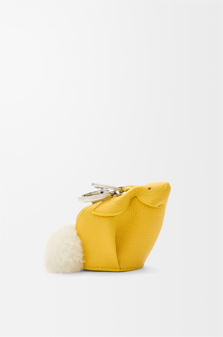 LOEWE バニー チャーム（クラシックカーフ） イエロー