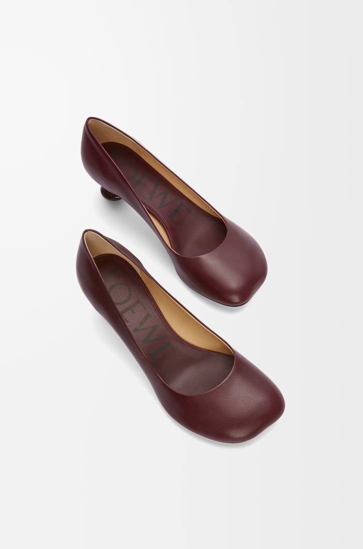LOEWE Toy pump in goatskin Burgundy