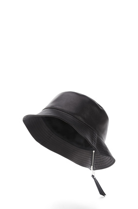 LOEWE Sombrero de pescador en piel napa Negro