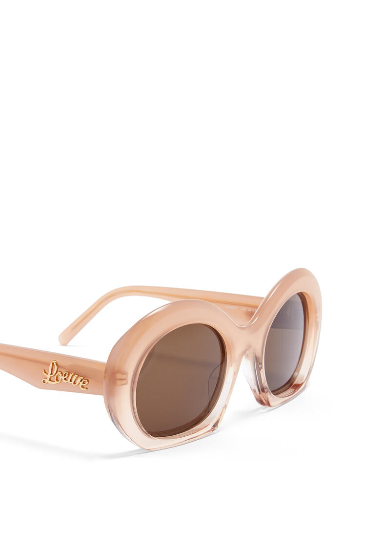 LOEWE Halfmoon sunglasses in acetate Gradient Rose/Gold