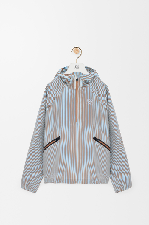 LOEWE Anorak Storm en tissu technique Beige/Blue