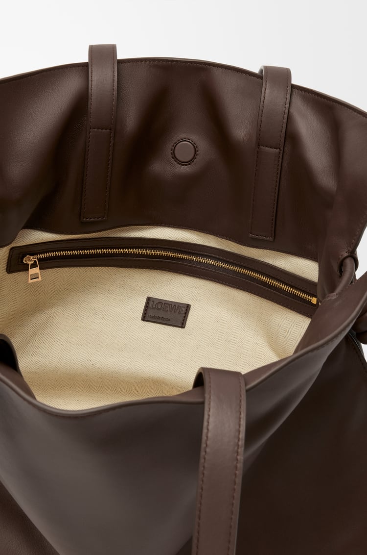 LOEWE フラメンコクラッチ ラージ（ナパカーフ） チョコレート