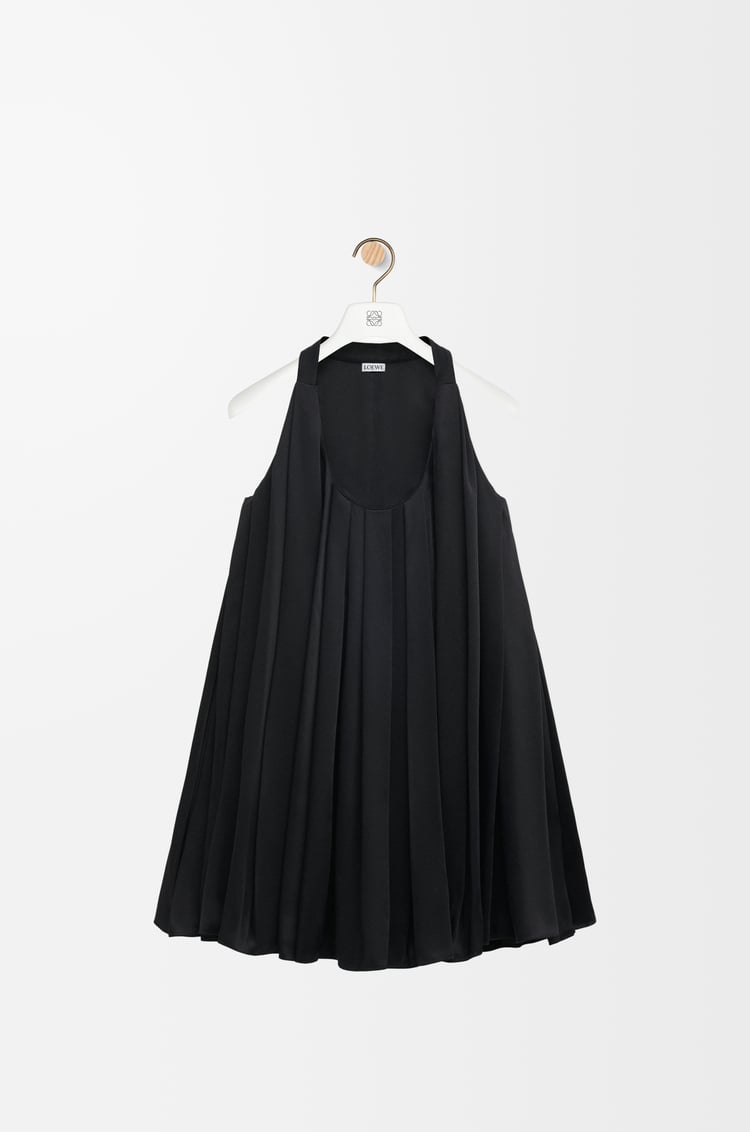 LOEWE Robe trapèze en viscose Noir
