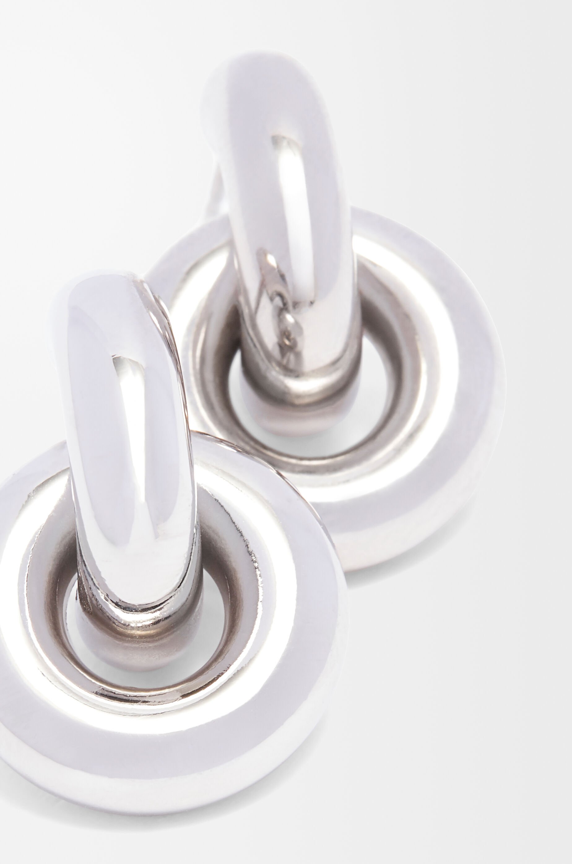 Blue Topaz & Lab-Created White Sapphire Earrings Sterling