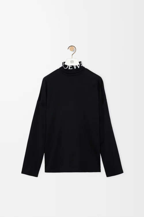 LOEWE Top in cotton Black